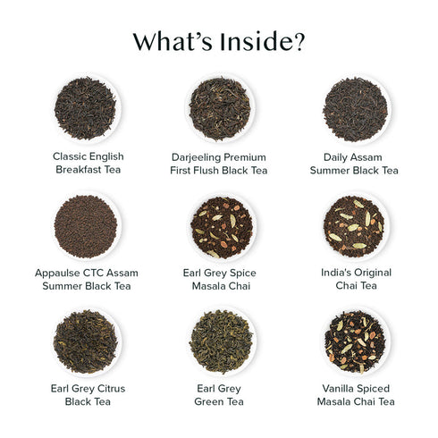 Vahdam Tea Weekend In London Gift Set 9 Teas